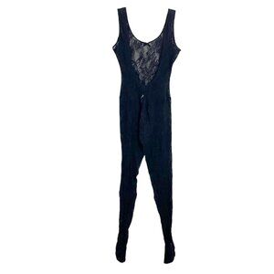 1998 Vintage Victorias Secret Stephanie Seymour Catsuit Body Stocking Size SMALL